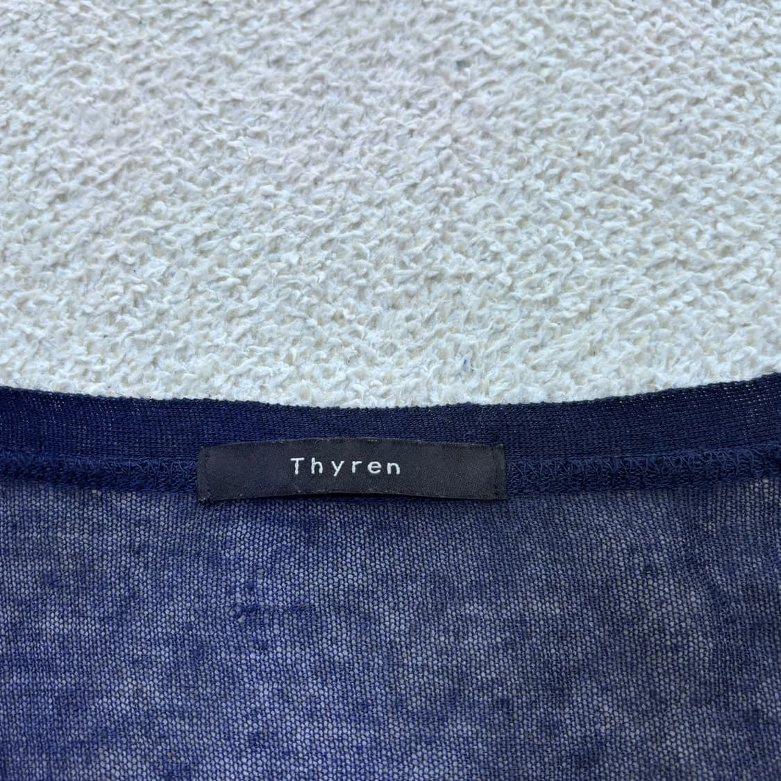 F 티렌 여성 네이비 롱 가디건 0415E 상품이미지4