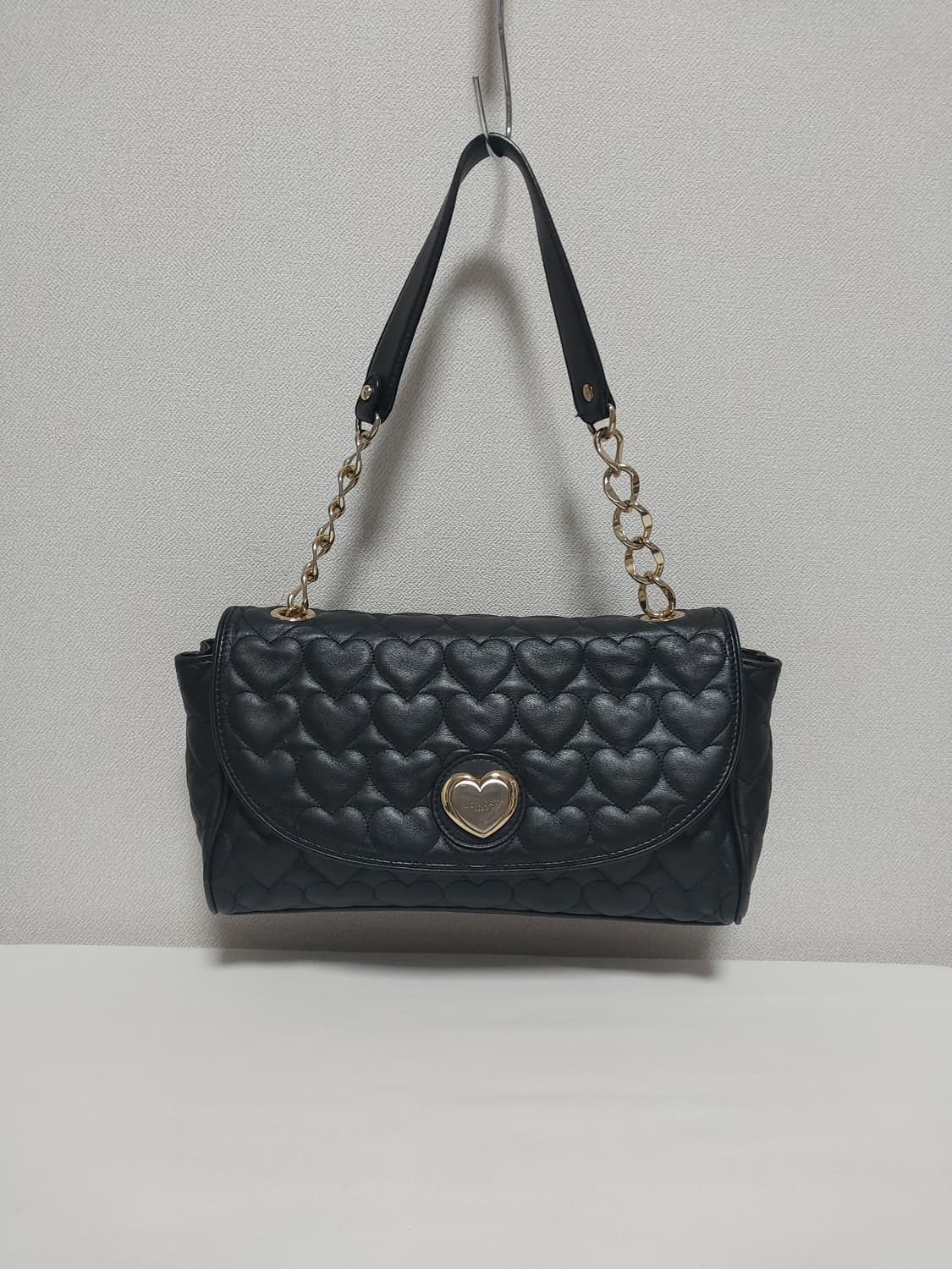 러브캣 하트 퀼팅 숄더백 갸루 상품이미지1