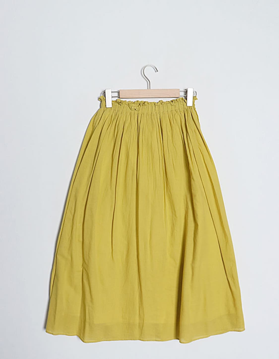 Samansa Mos2 blue Cotton Flared Skirt  상품이미지4