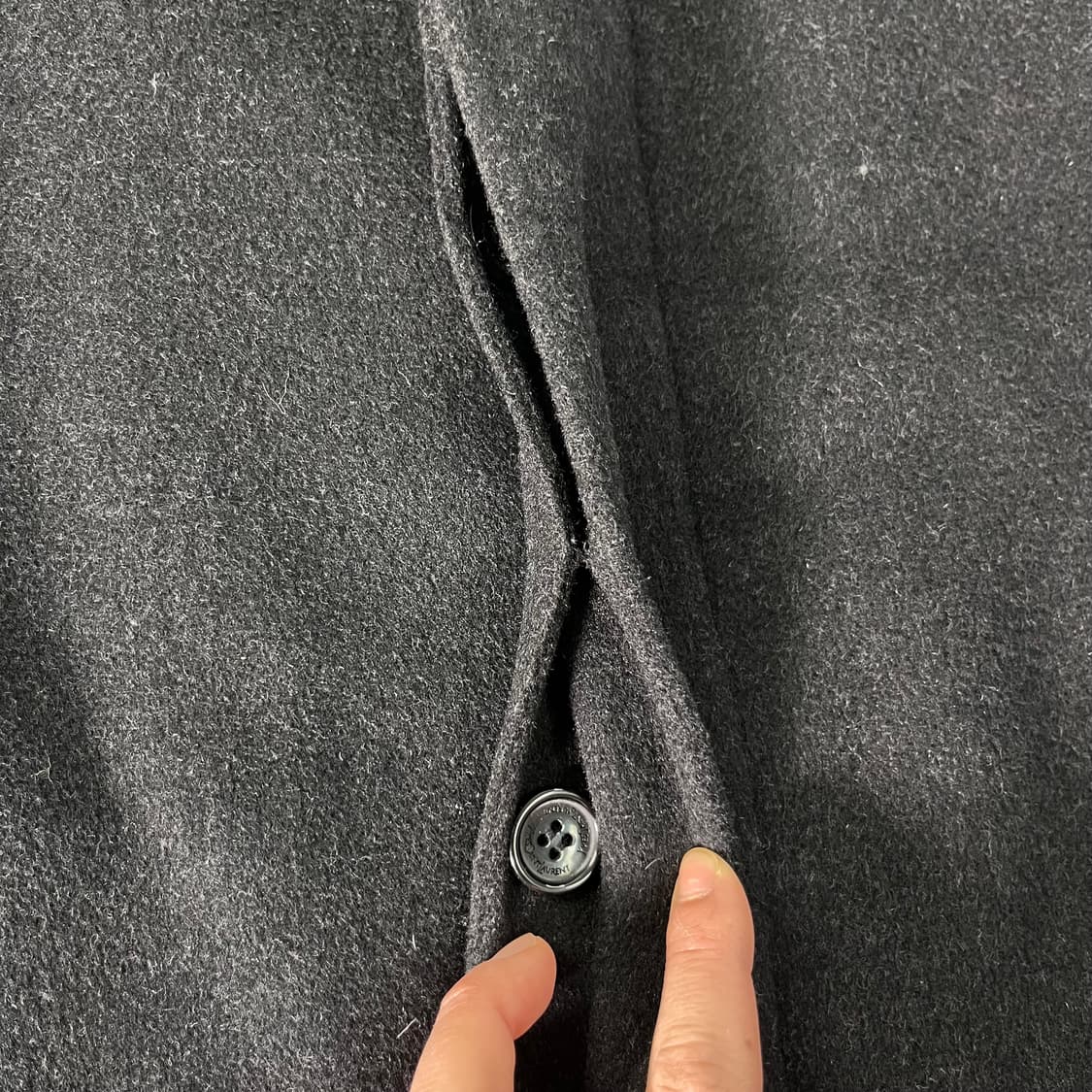 100 입생로랑 울 하프코트 자켓 상품이미지6