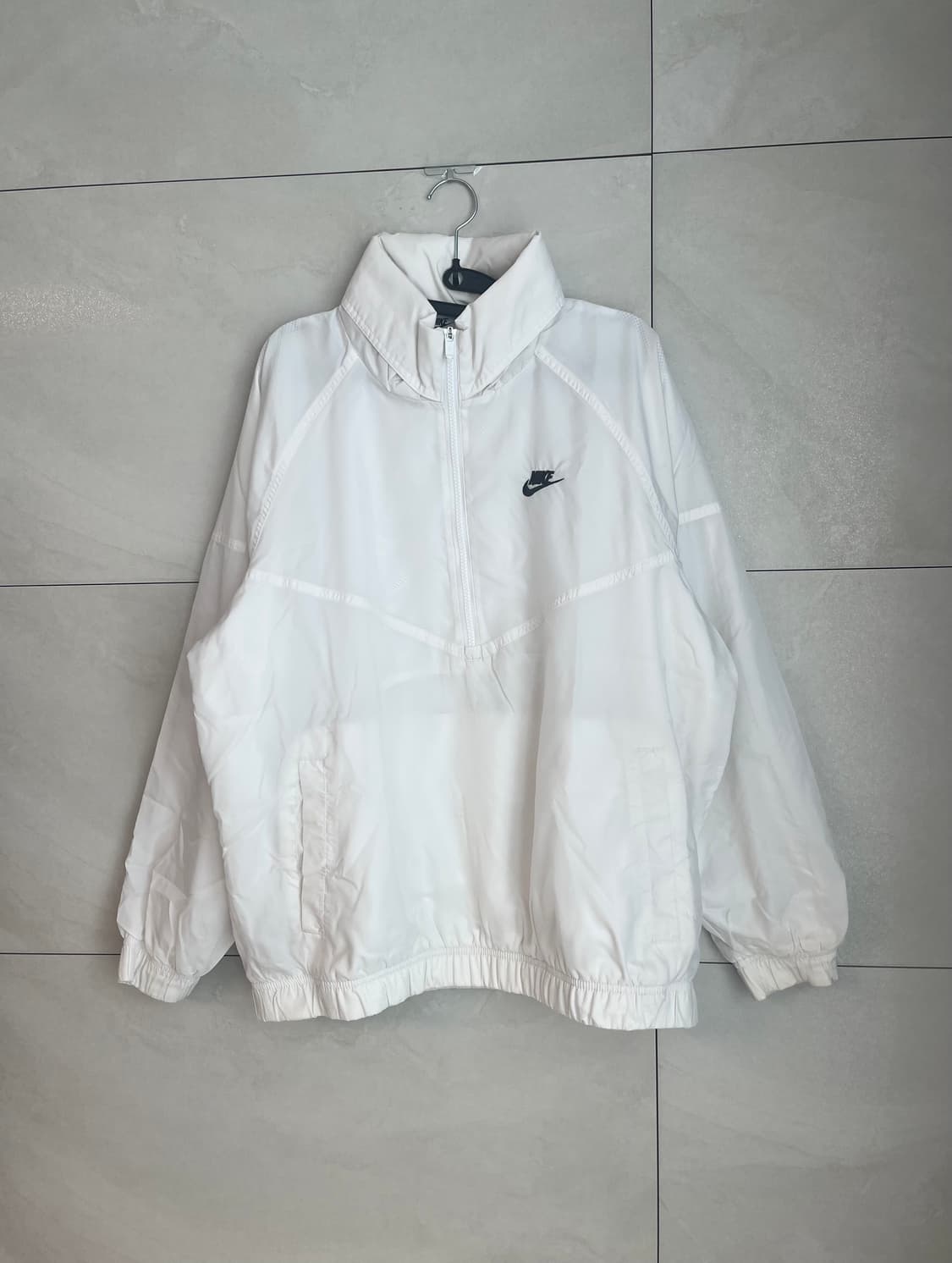 나이키 윈드러너 언라인드 아노락 바람막이 화이트 [L] 상품이미지3
