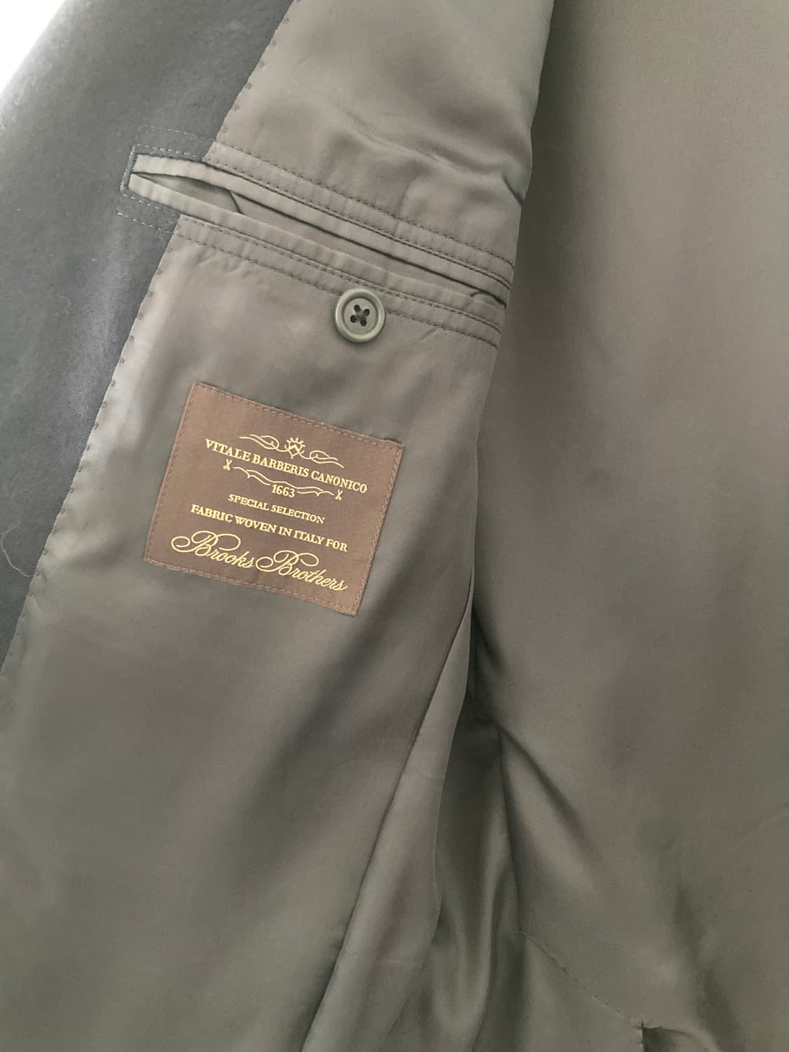 브룩스브라더스 도스킨 금장 울 블레이저 38SH 상품이미지6