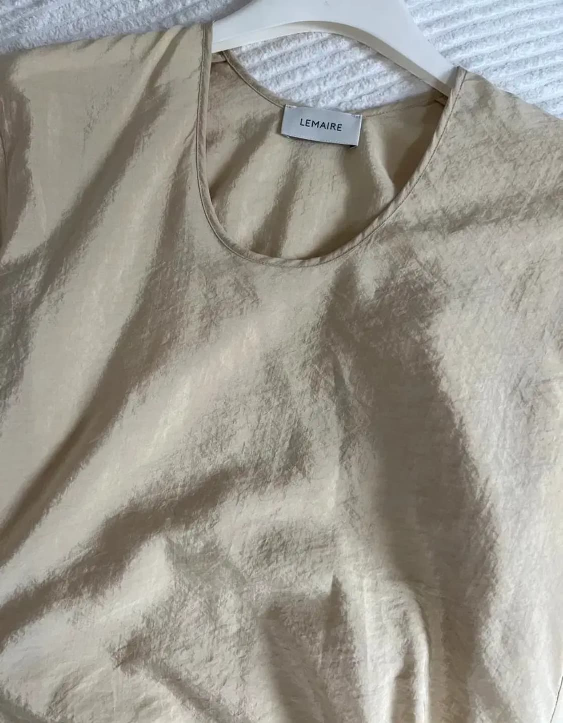 (38)르메르 숏슬리브 스쿱넥 티셔츠 블라우스 lemaire 셔츠 상품이미지5