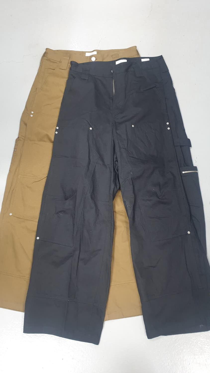 IEY 카펜터 팬츠 블랙/겨자색  M 상품이미지1