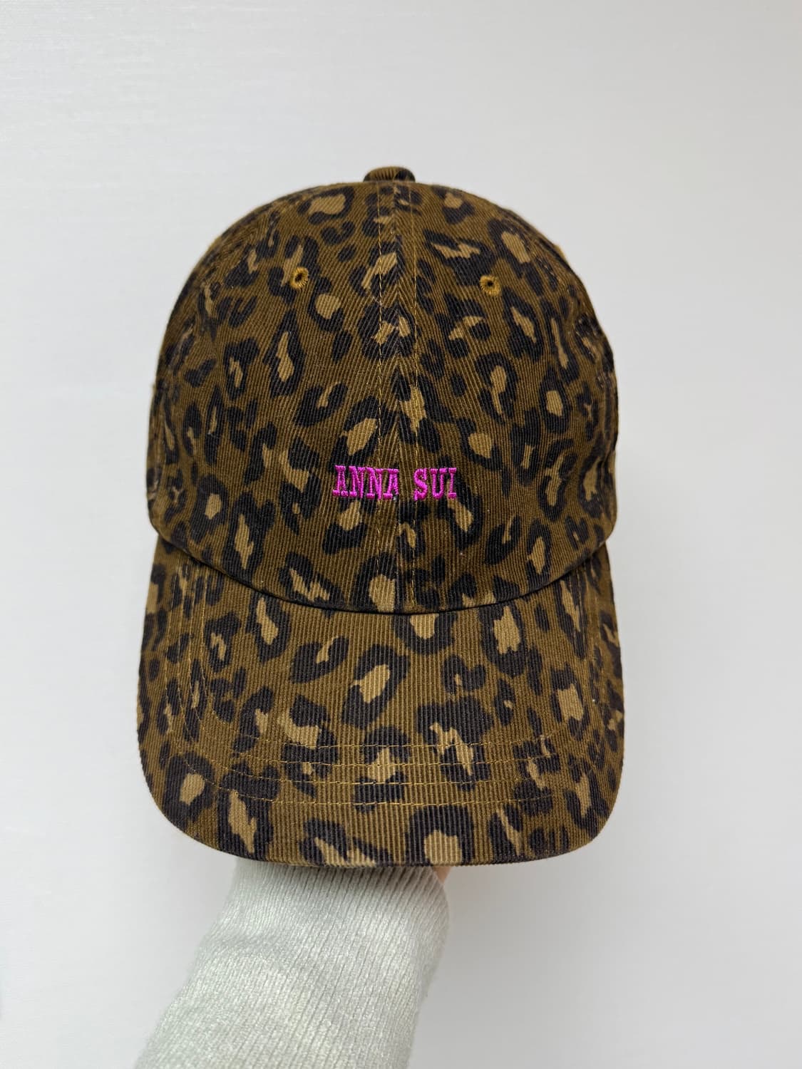 안나수이 ANNA SUI 코듀로이 호피 볼캡 상품이미지1