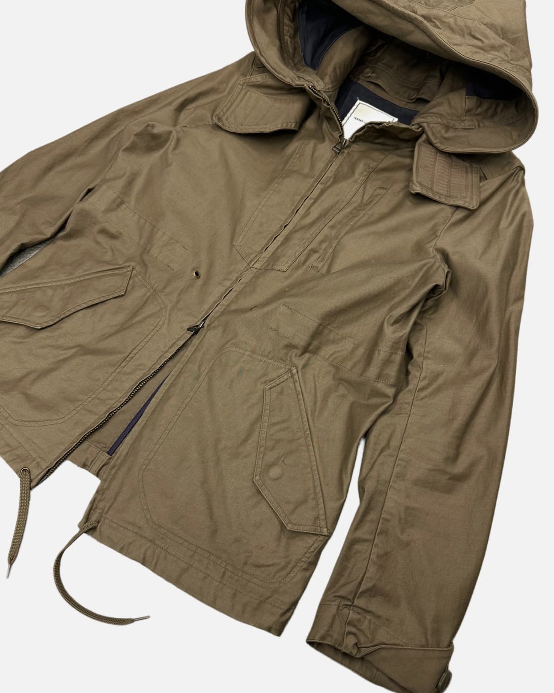 NANO UNIVERSE beige mountain parka 상품이미지4