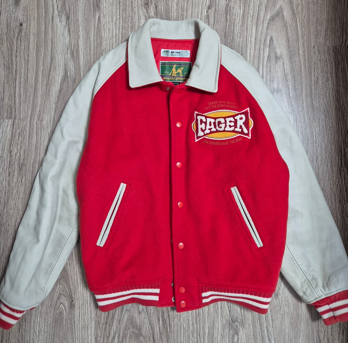 90s Machope 바시티 자켓 상품이미지1