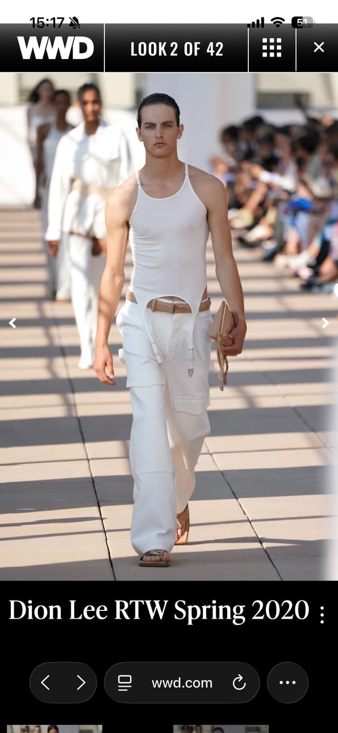Dion Lee 디온 리 — 가터 스트레치 저지 탑 상품이미지9