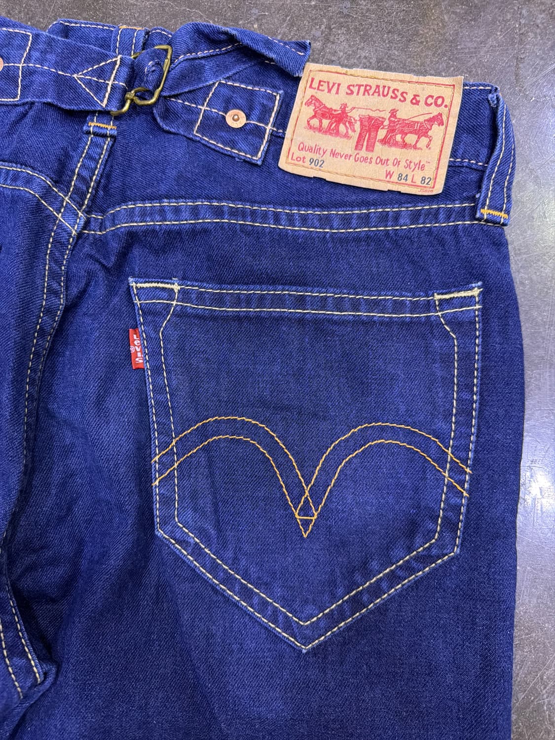 리바이스 902 신치백 타입원 코리아탭 데님팬츠 33 상품이미지7