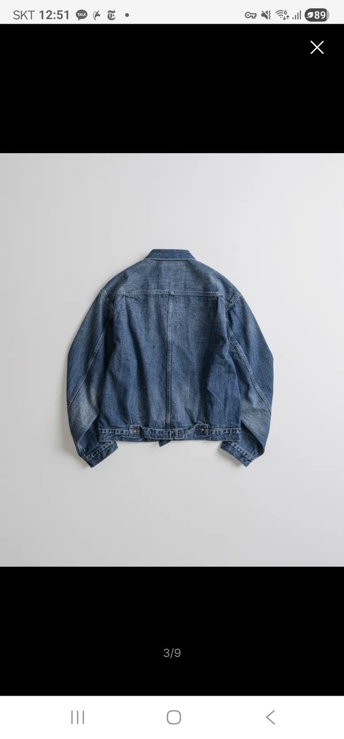 비헤비어 TYPE-1 데님 트러커 자켓 새상품 상품이미지4