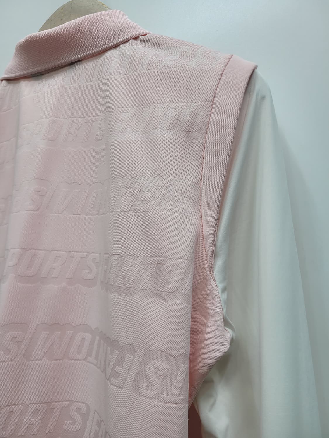 FANTOM 21SS 팬텀 로고 패턴 소재 배색 긴팔 티셔츠 / 여 95 상품이미지7