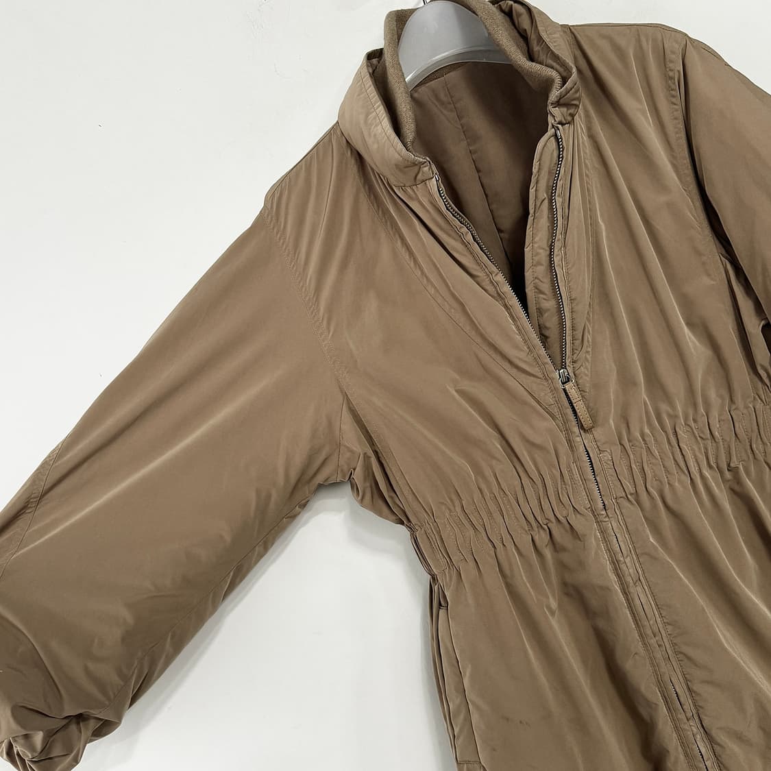 시스템 벌룬 슬리브 롱 구스 패딩 상품이미지2