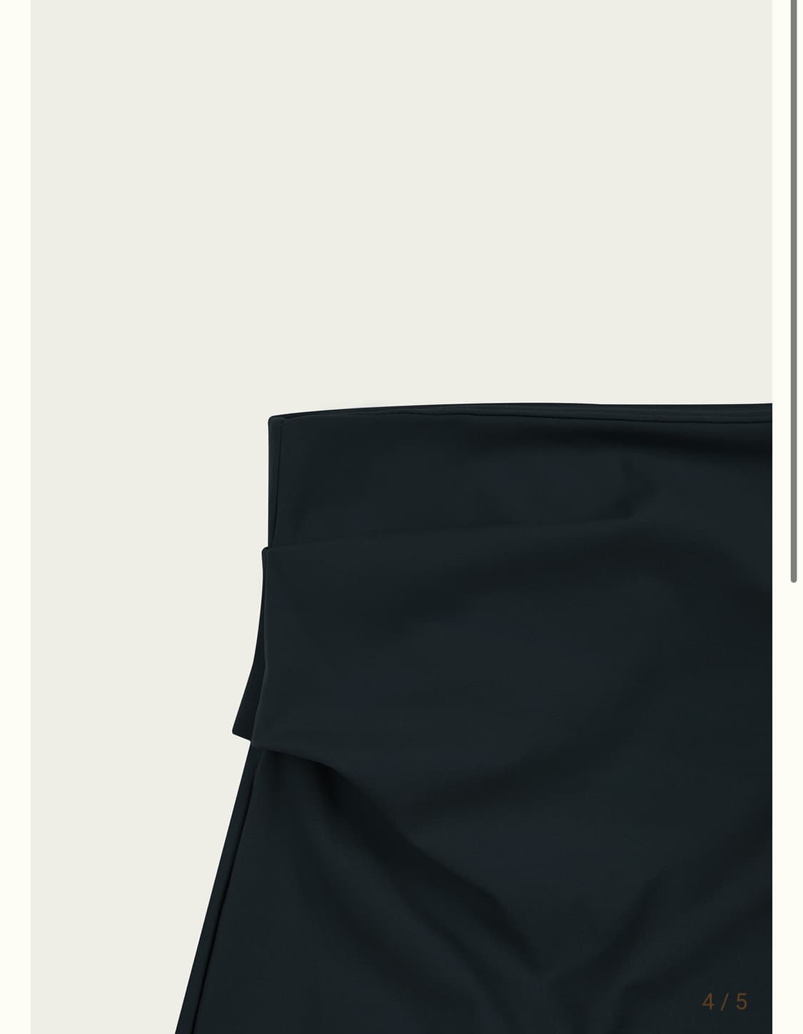 리본빛 스커트 Riko Jersey Skirt - Navy 상품이미지2