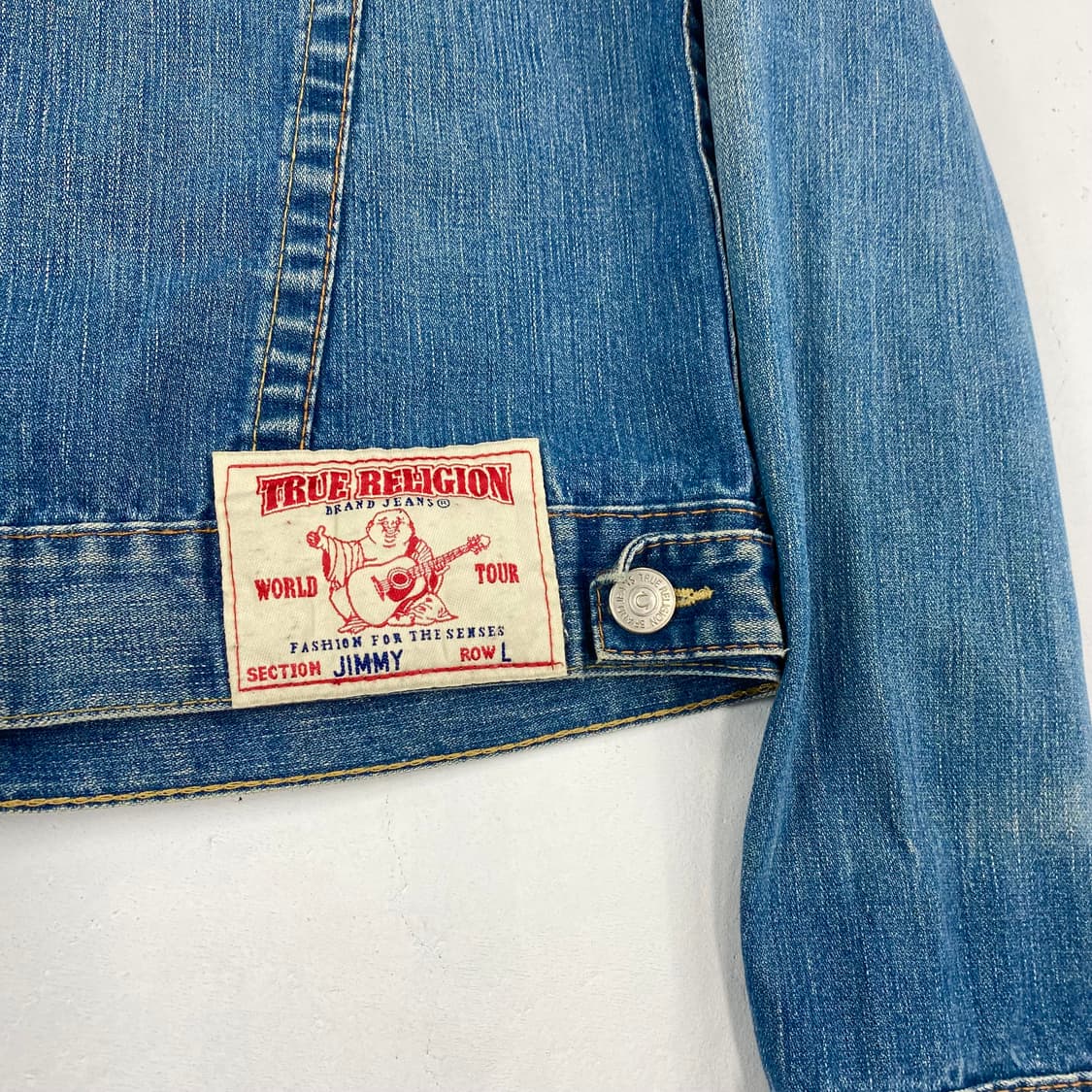 트루릴리전 스티치 포켓 데님 트러커 자켓 (100) 상품이미지8