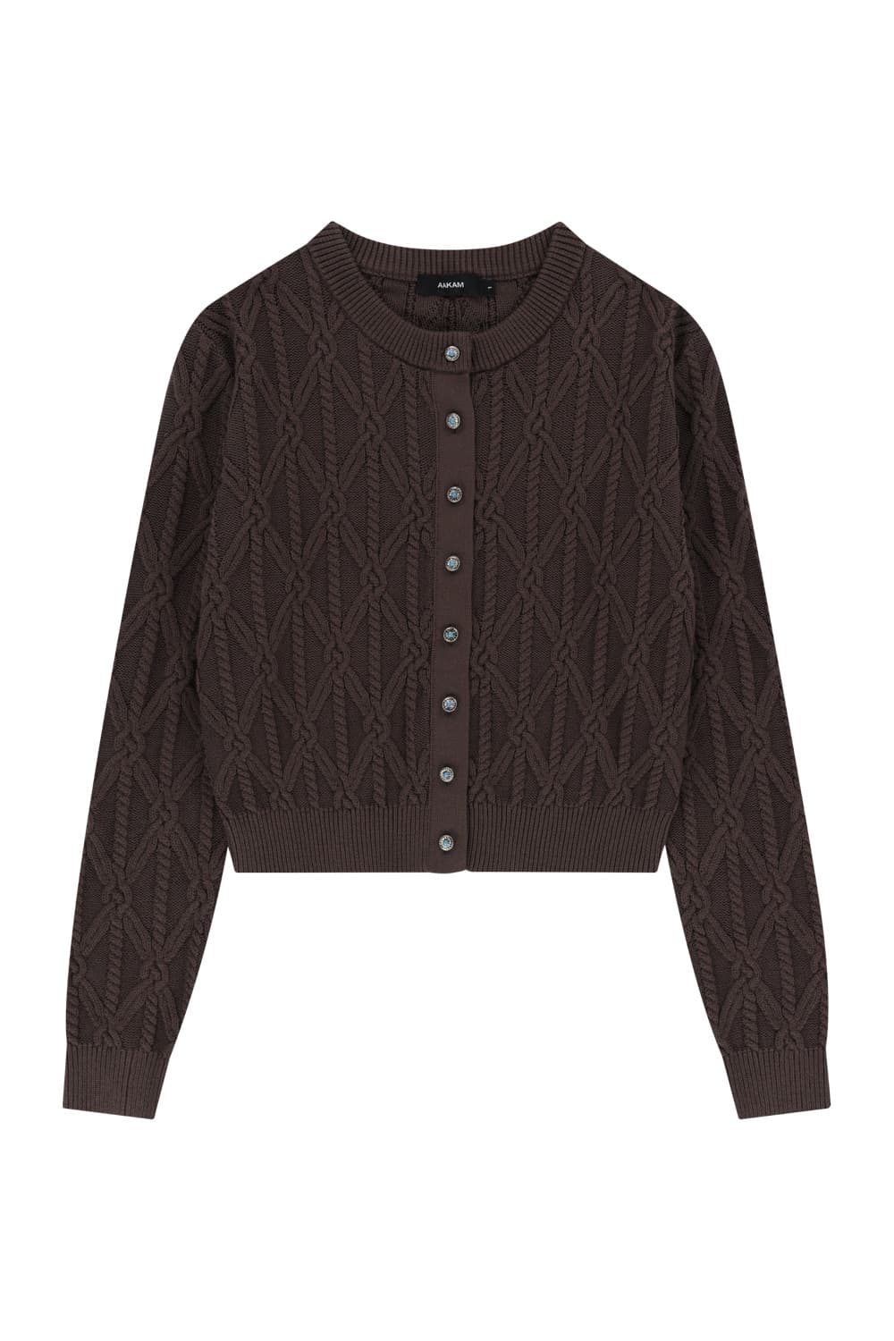 아캄 선버튼 패턴 가디건 상품이미지2