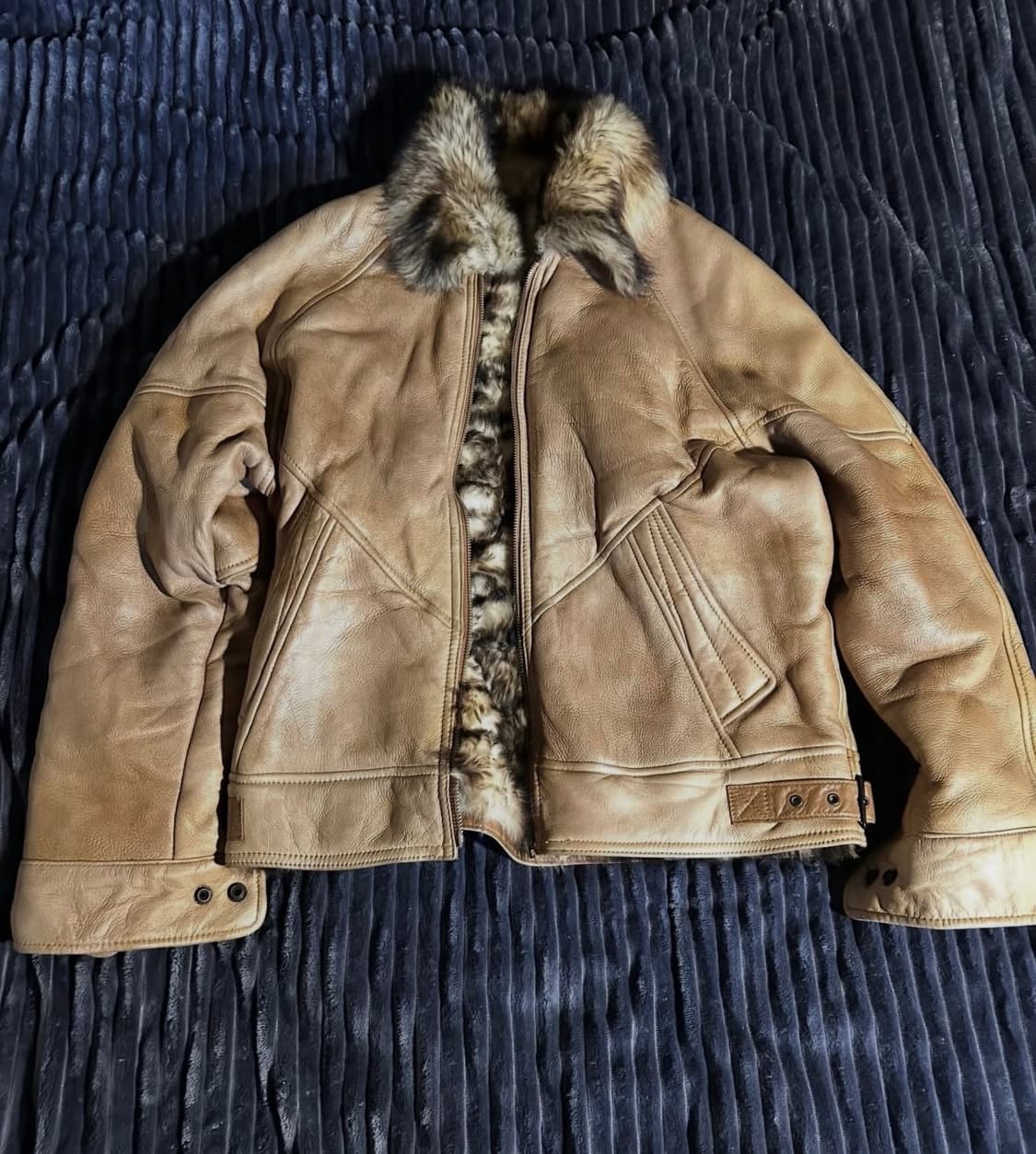 양가죽 양털 자켓 상품이미지1