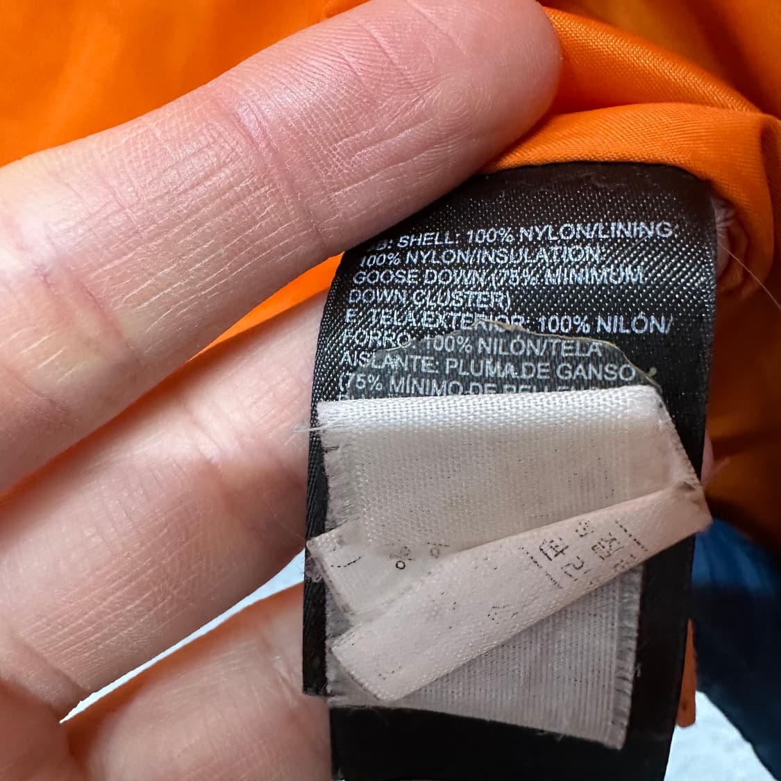 95 노스페이스 남자 구스다운 패딩 조끼 상품이미지5