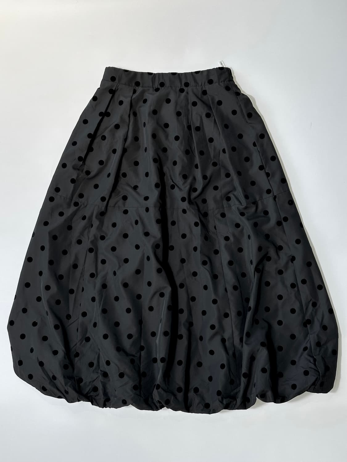 블랙 도트 스커트 상품이미지3