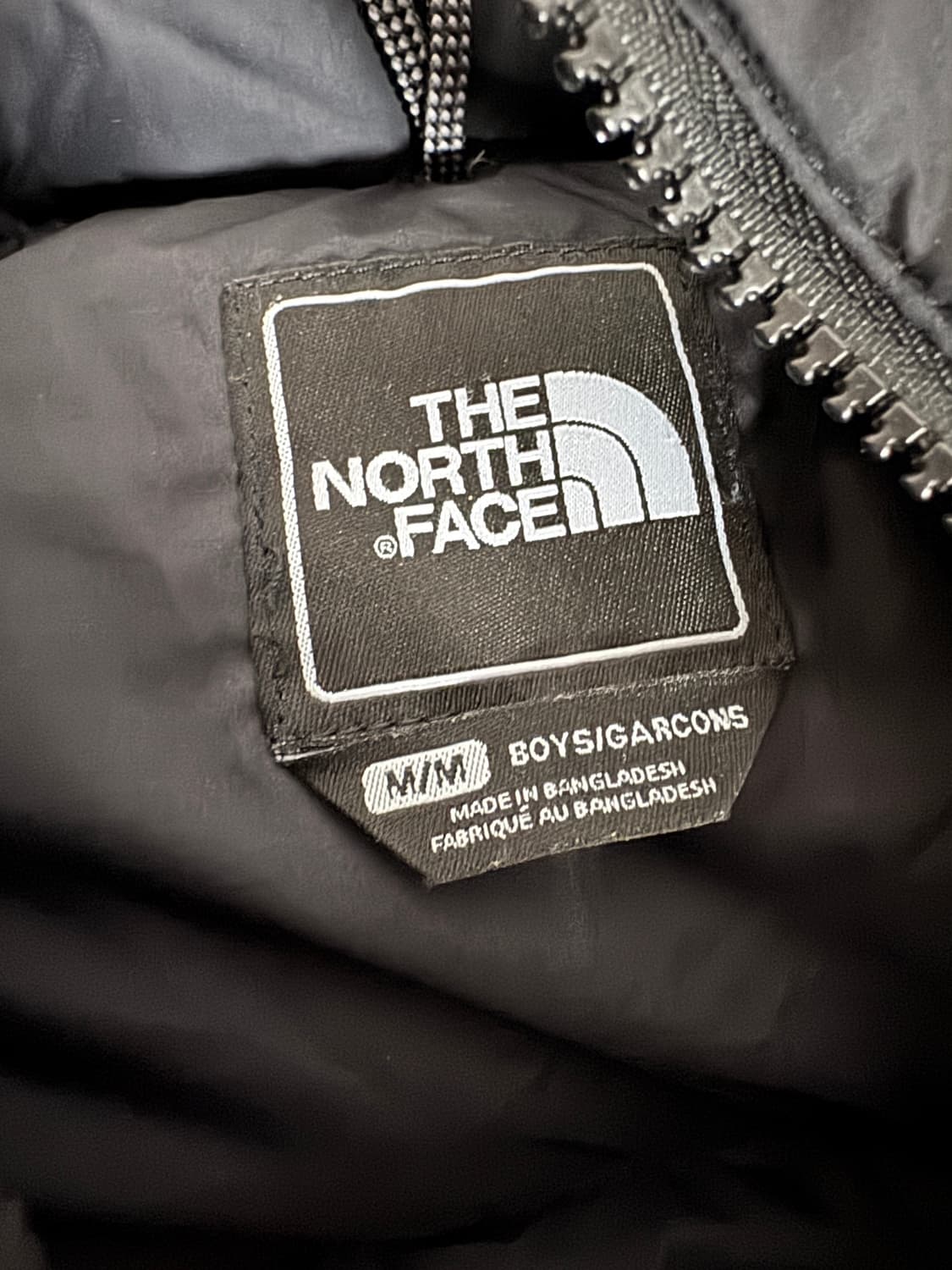 노스페이스 키즈 구스다운 패딩 점퍼 130 블랙 상품이미지3