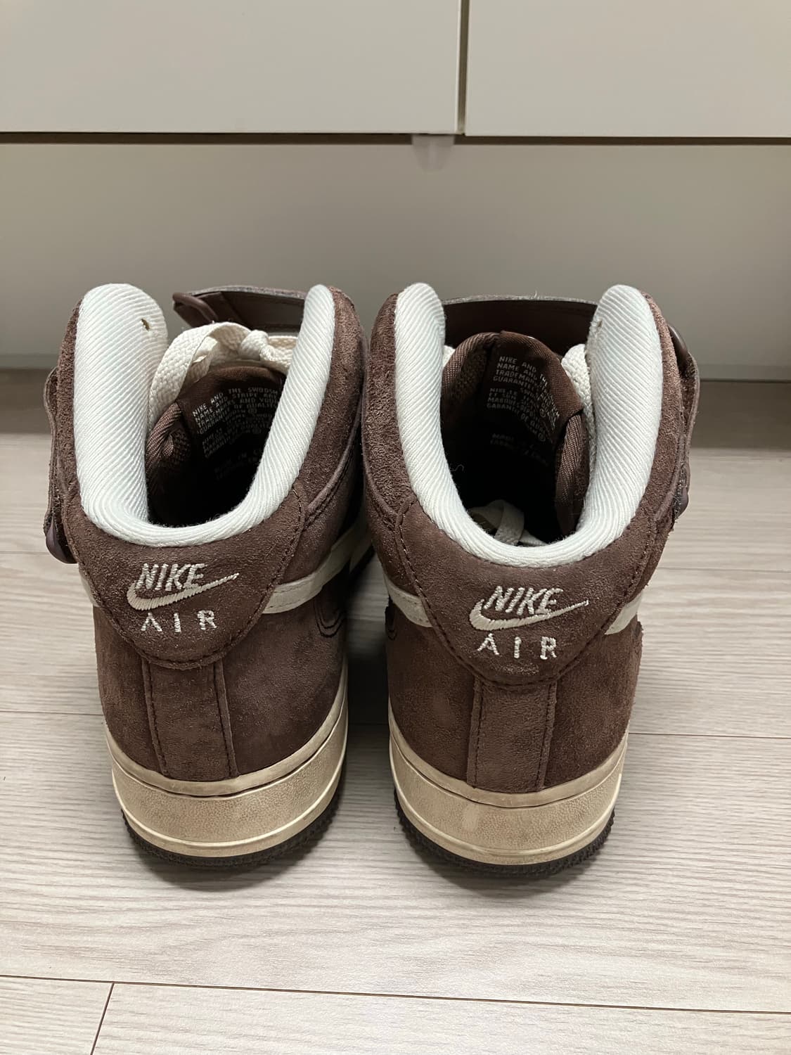 나이키 에어포스 미드 초콜릿 240(US 6) 상품이미지4