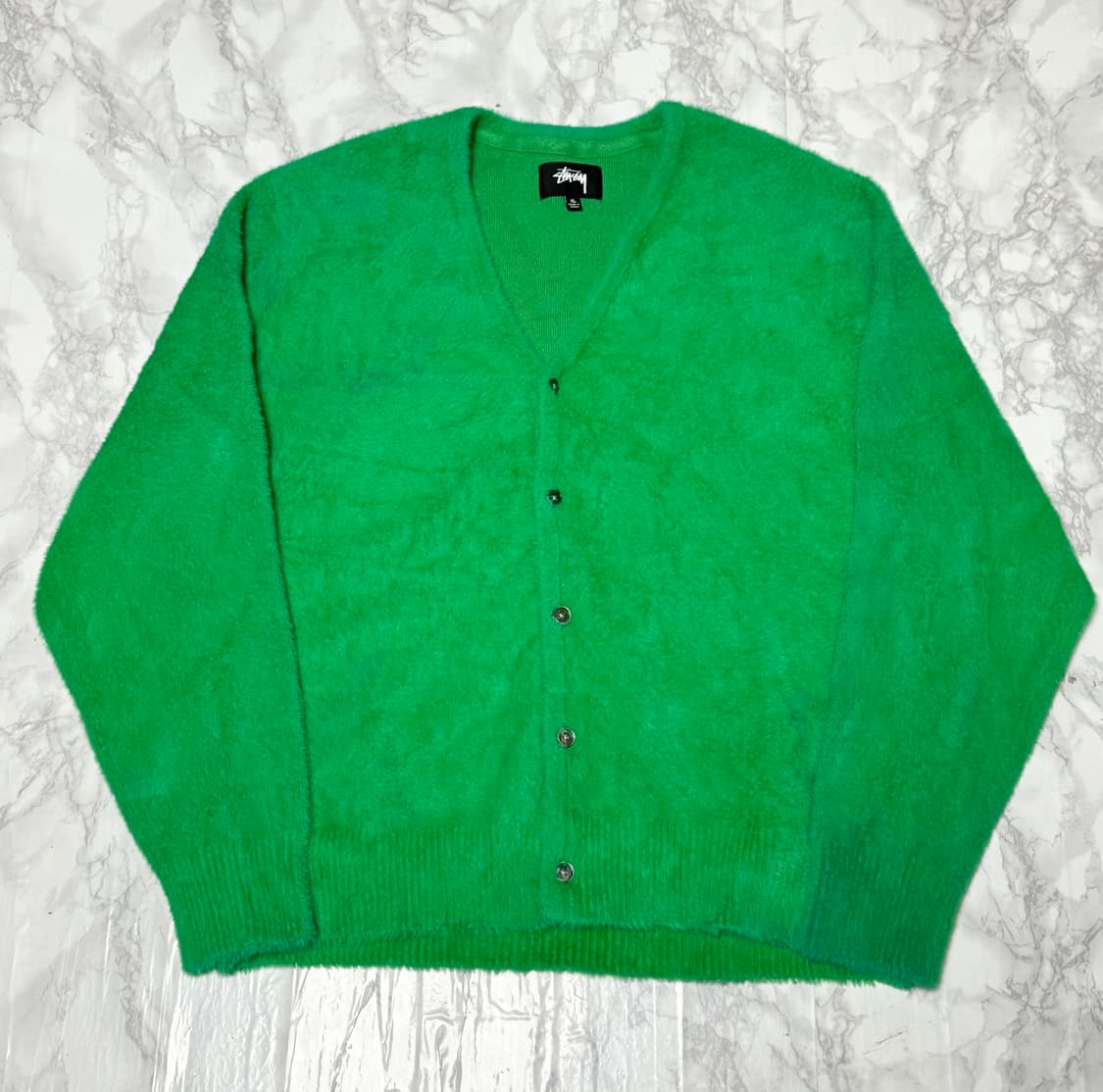 스투시 21ss 쉐기 가디건 켈리 상품이미지1