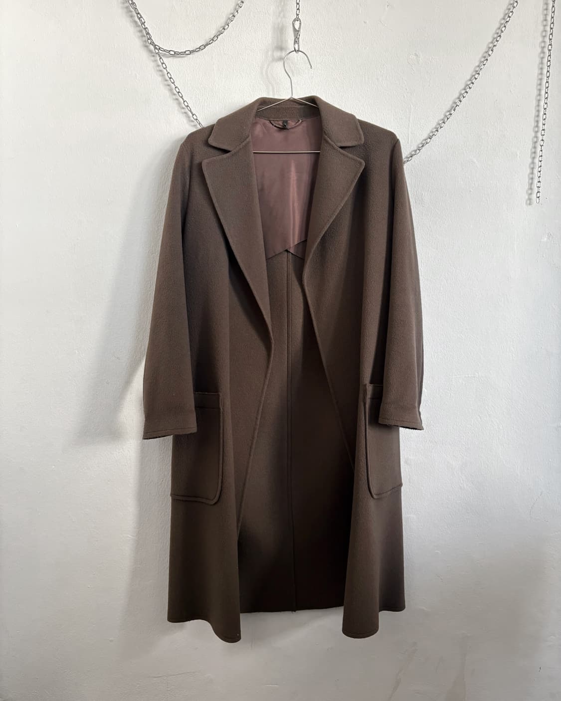 헬무트랭 캐시미어 울 버튼리스 롱코트 상품이미지6