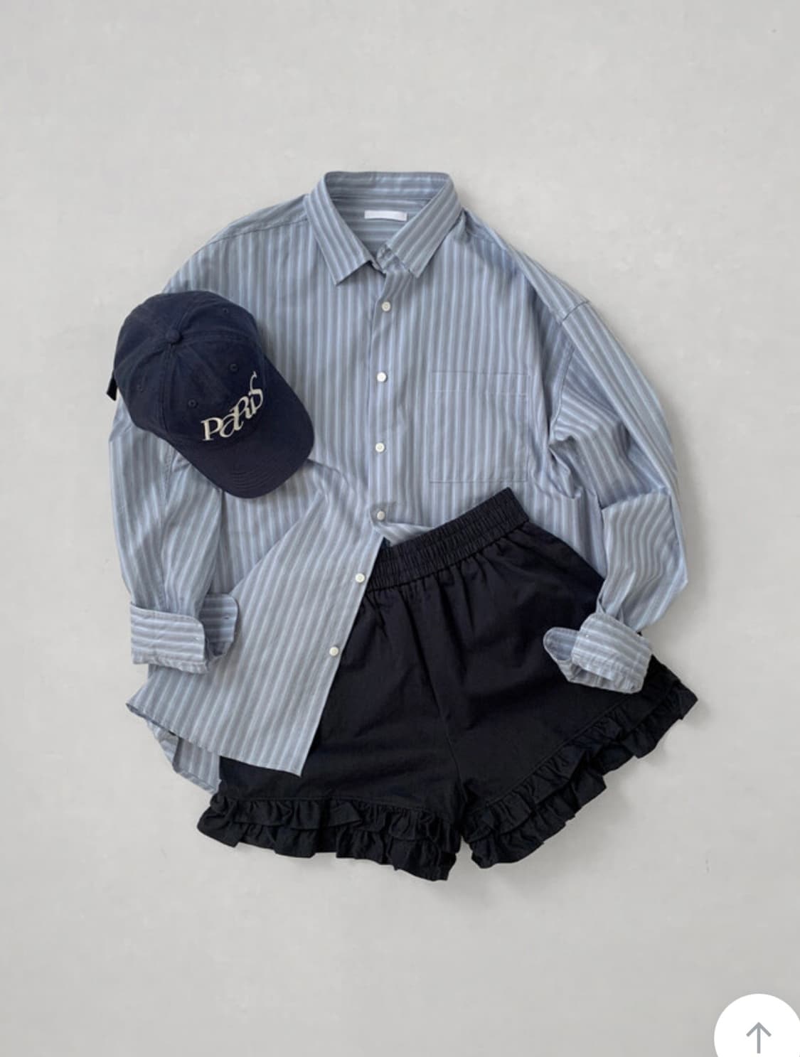 매니크 마르텔 프릴 코튼 숏 팬츠 상품이미지3