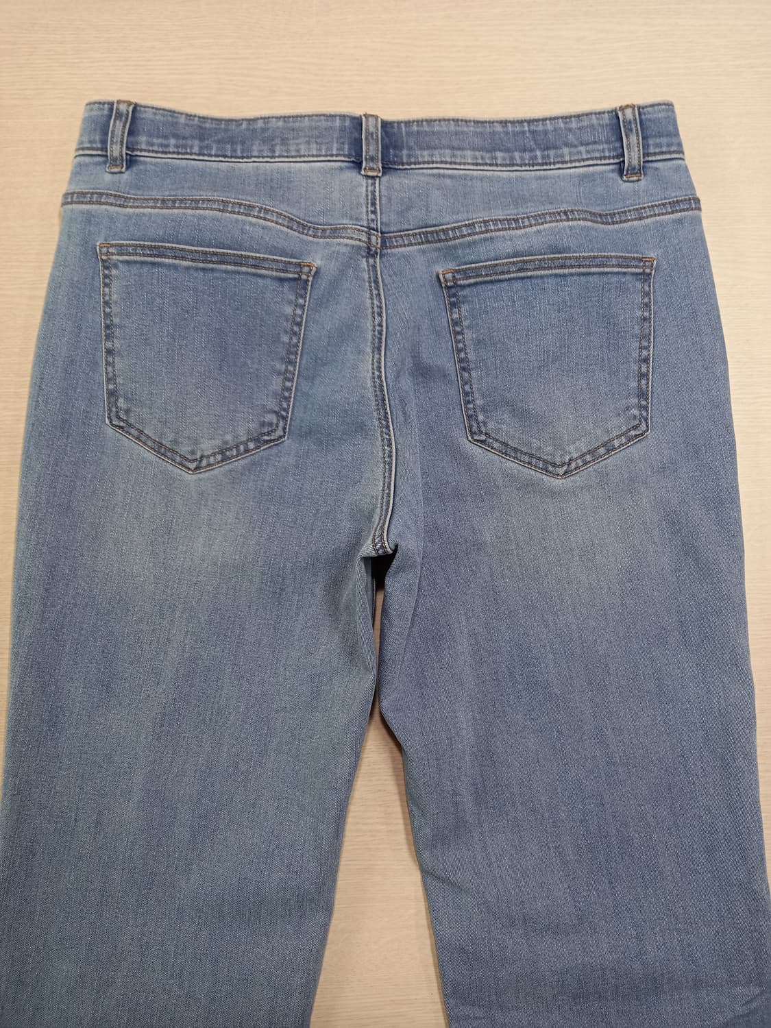 34 MindBridge 밴딩 워싱스판 슬림일자 연청 34-561 상품이미지4