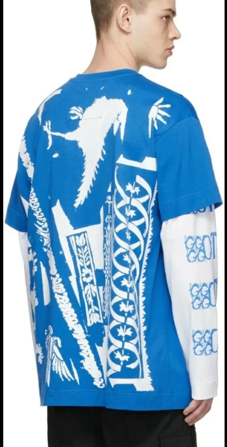 지방시 오버사이즈 레이어드 프린트 티셔츠 105 상품이미지2