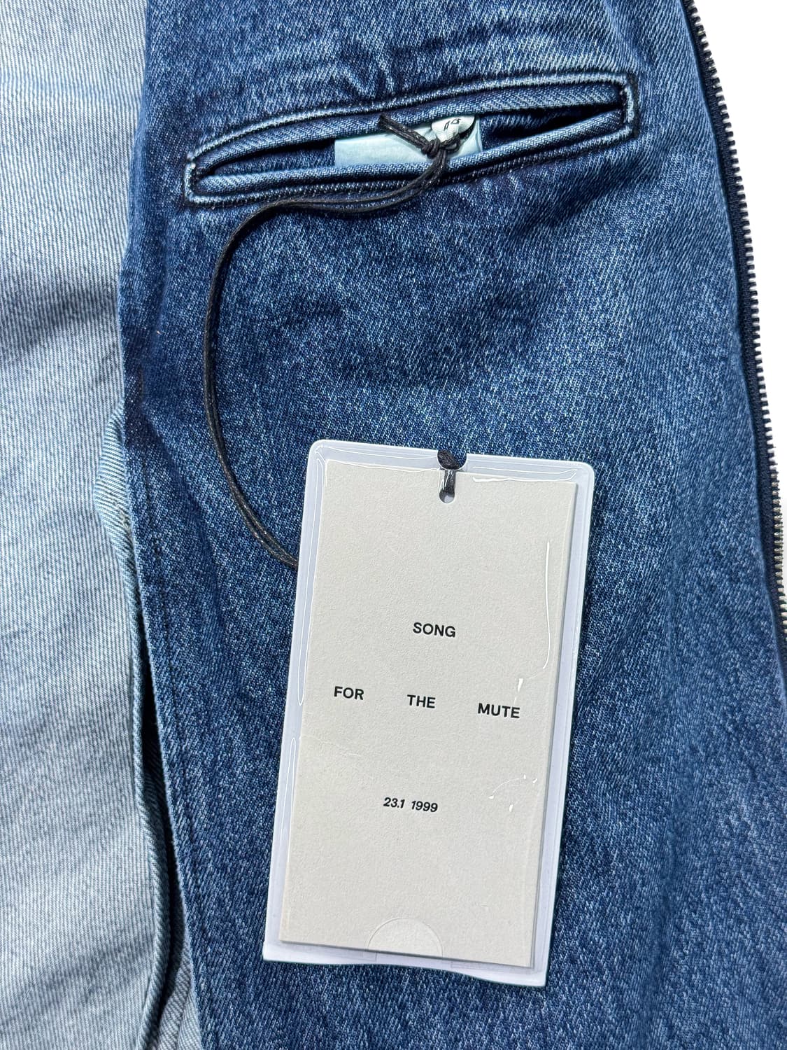 송포더 뮤트 코튼 워시드 데님 코치 자켓 (새상품) 상품이미지6