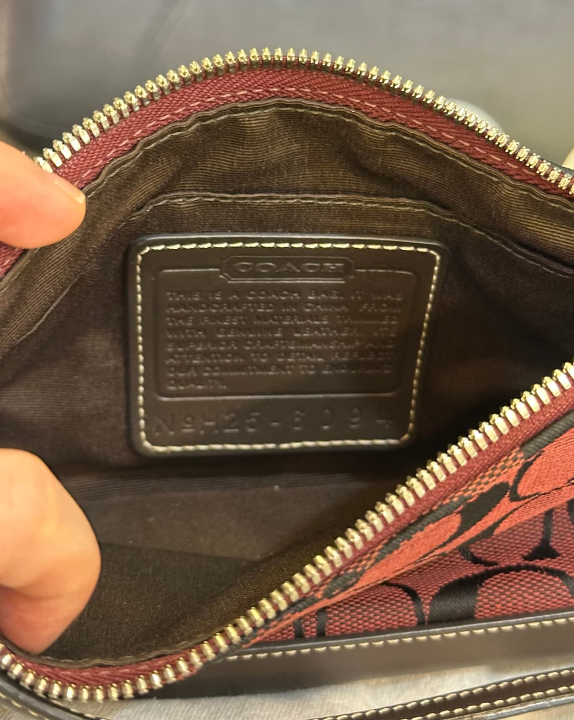 COACH 코치 레드 미니 토트백 상품이미지3