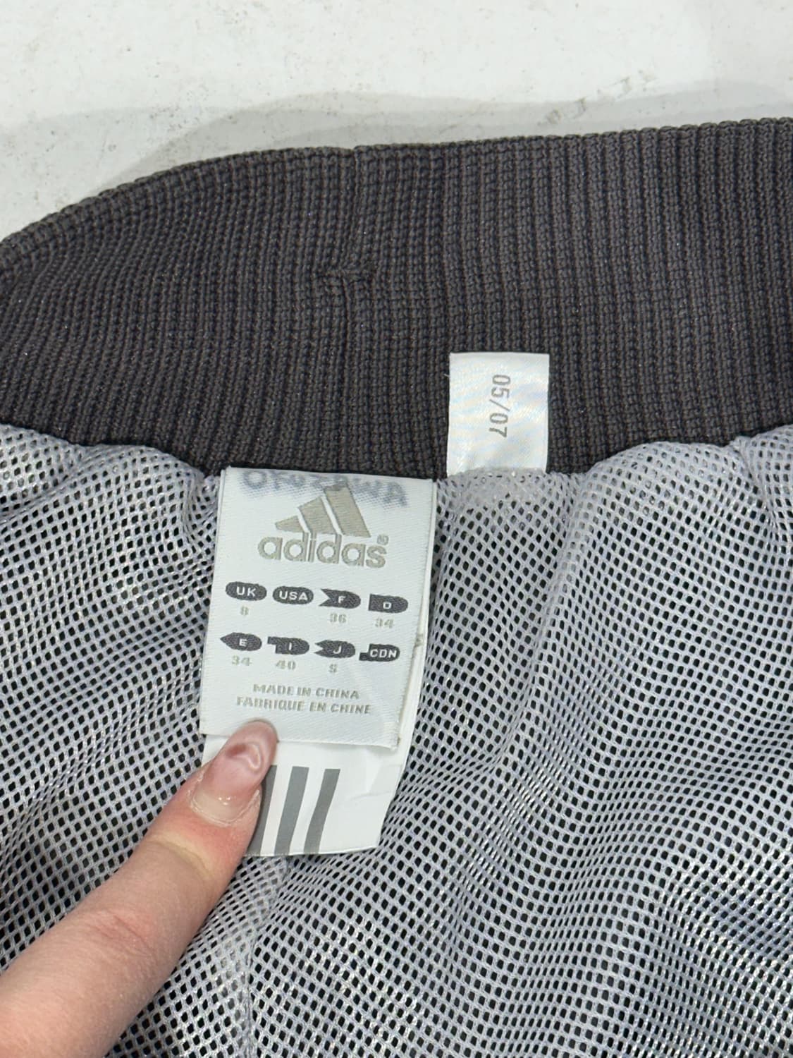 아디다스 브라운 트랙 부츠컷 와이드 레드 삼선 트레이닝 팬츠 S 상품이미지7