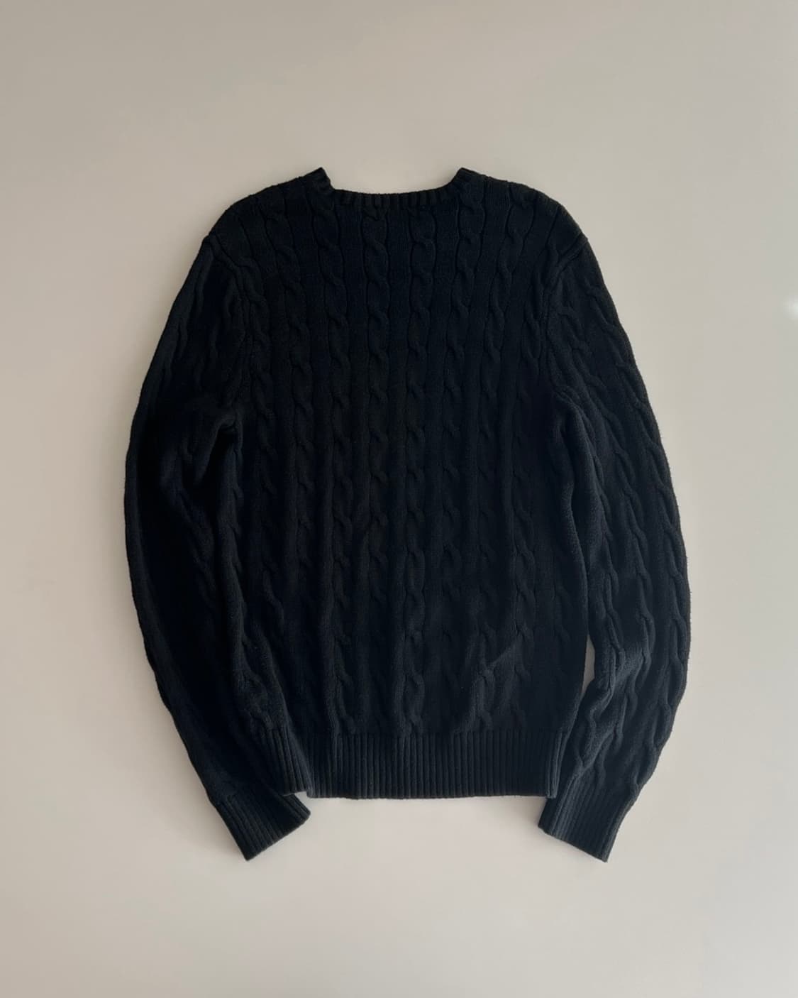 폴로 랄프로렌 케이블 니트 스웨터 M 상품이미지3