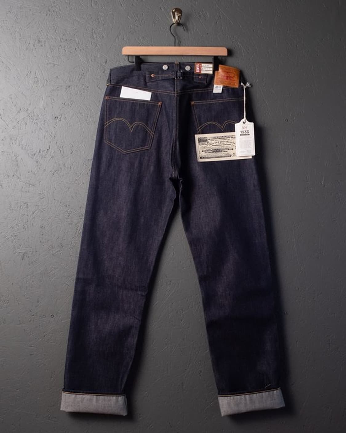 새상품) LVC 리바이스 33501 셀비지 신치백 데님 36/34 상품이미지1