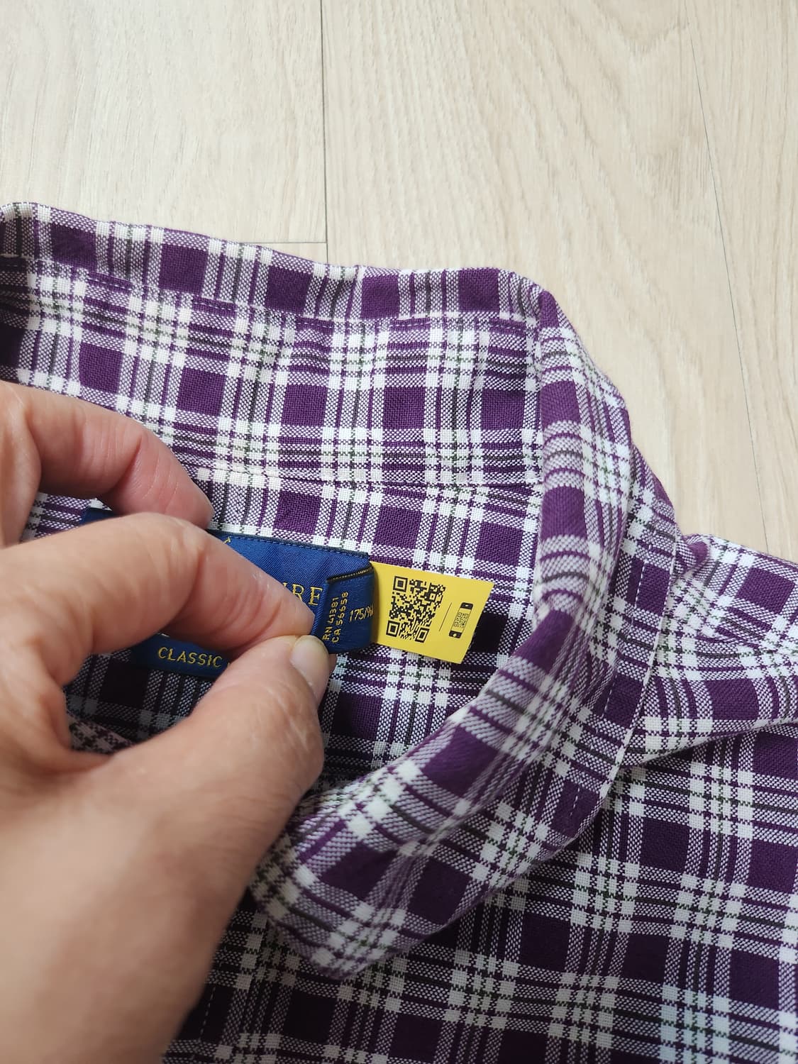 폴로랄프로렌 체크셔츠 (M 상품이미지7