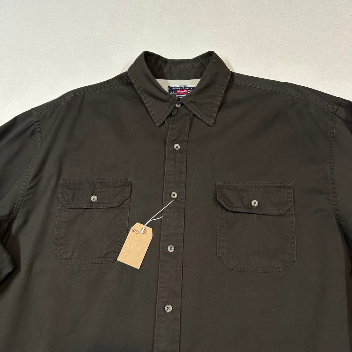 XXL) Wrangler 랭글러 투포켓 워크웨어 코튼 셔츠 W31 상품이미지3