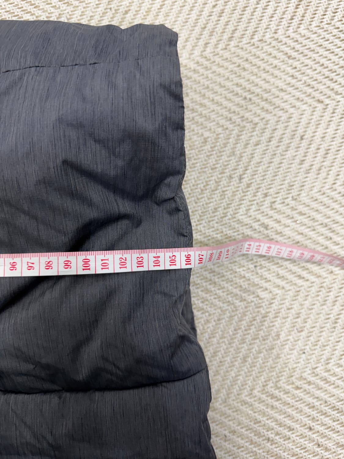 정품) 노스페이스 여성 회색 롱패딩 S 상품이미지10