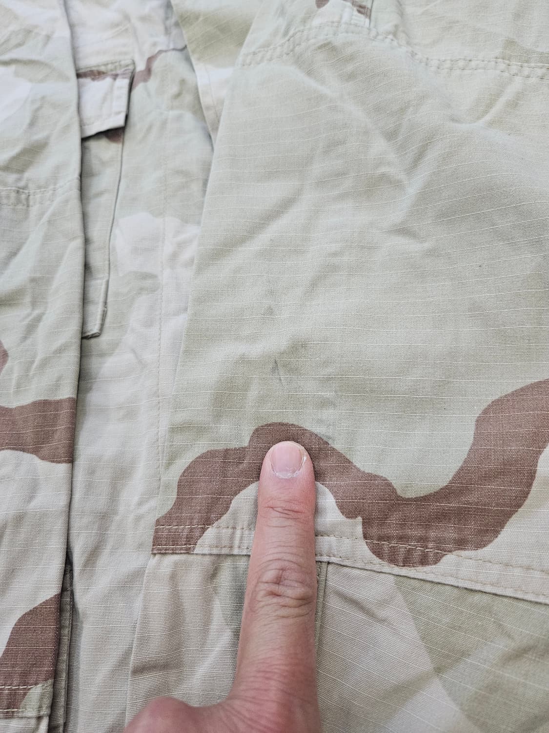 [최종할인] 00' 미육군 사막3색 립스탑 BDU XLARGE 110 상품이미지10