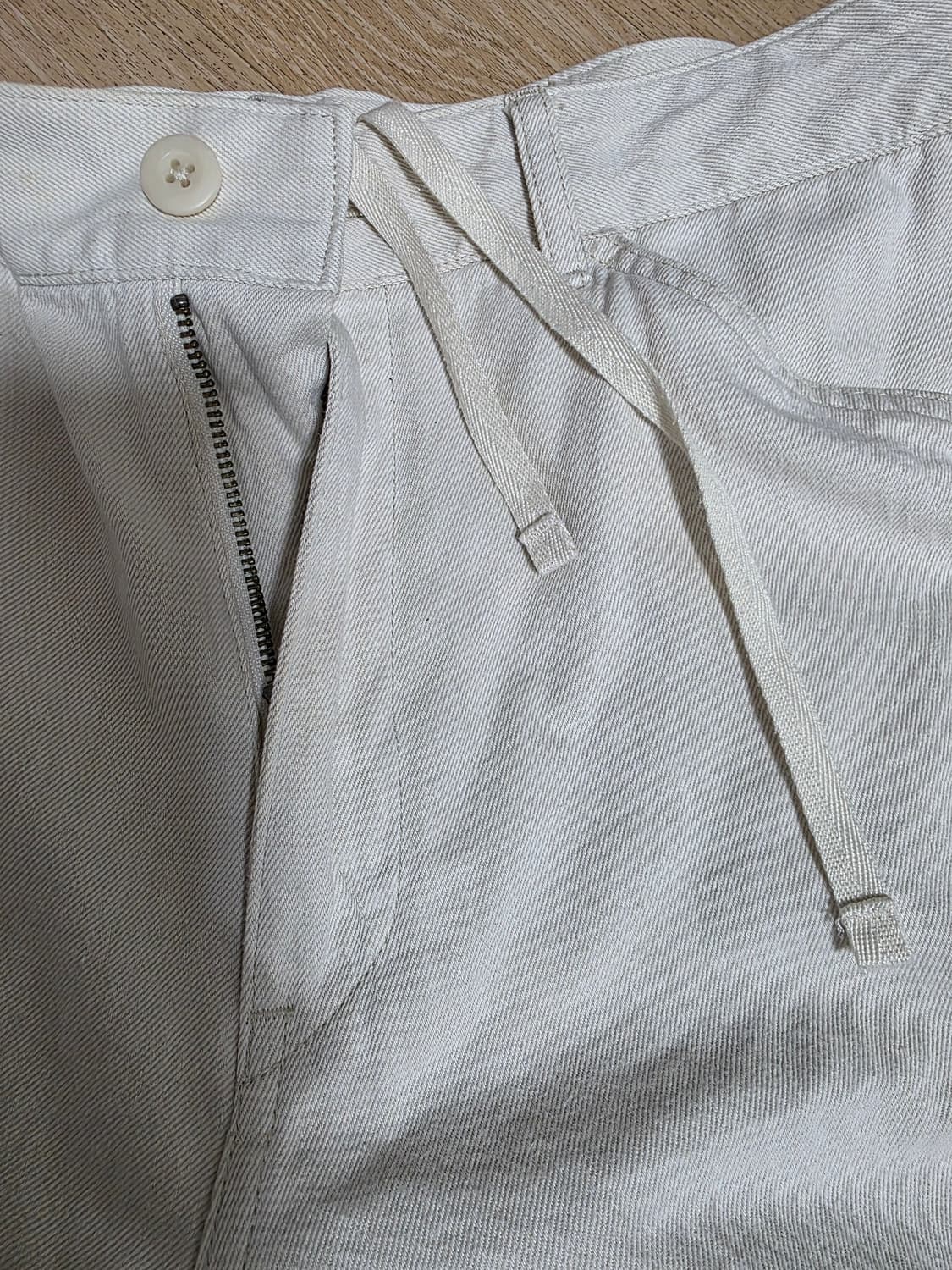 유니클로 카펜터 데님 팬츠 크림진 M 상품이미지2