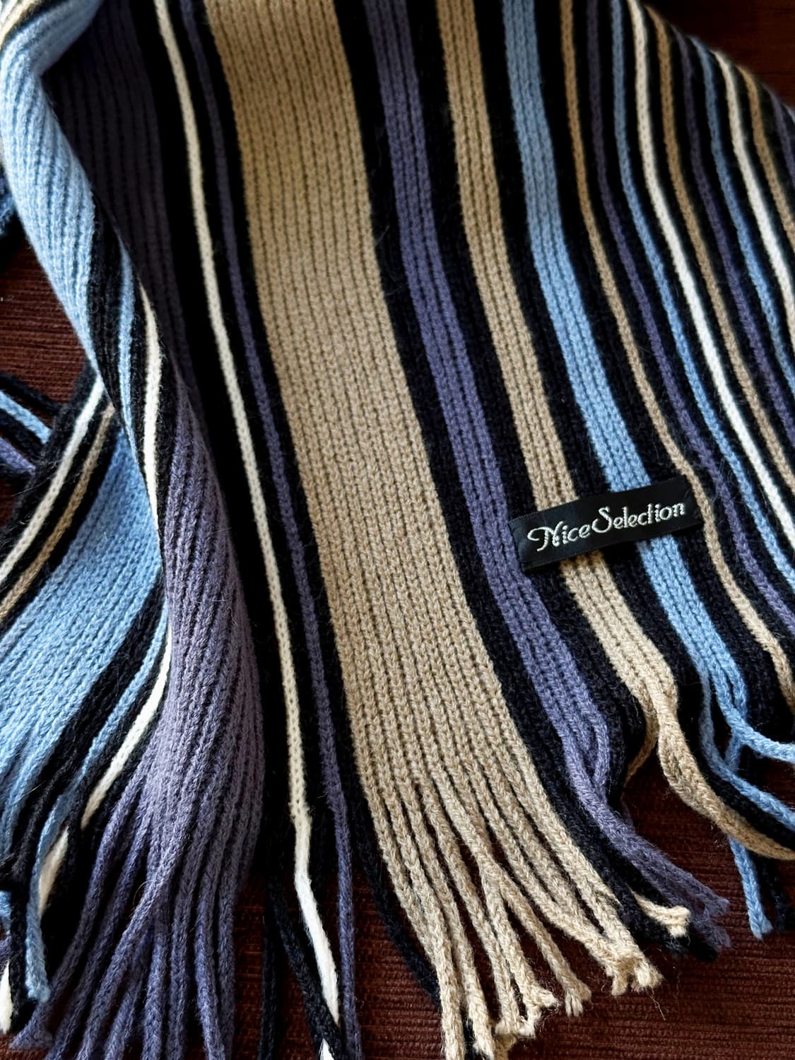 Multi stripe knit muffler 상품이미지4