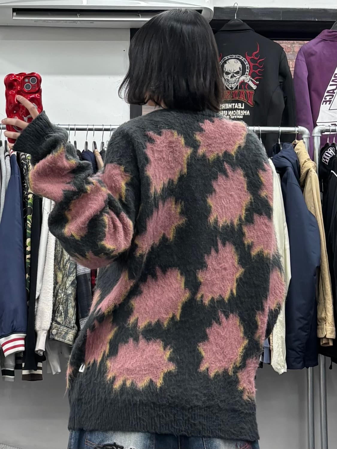 오베이 모헤어 가디건 상품이미지2