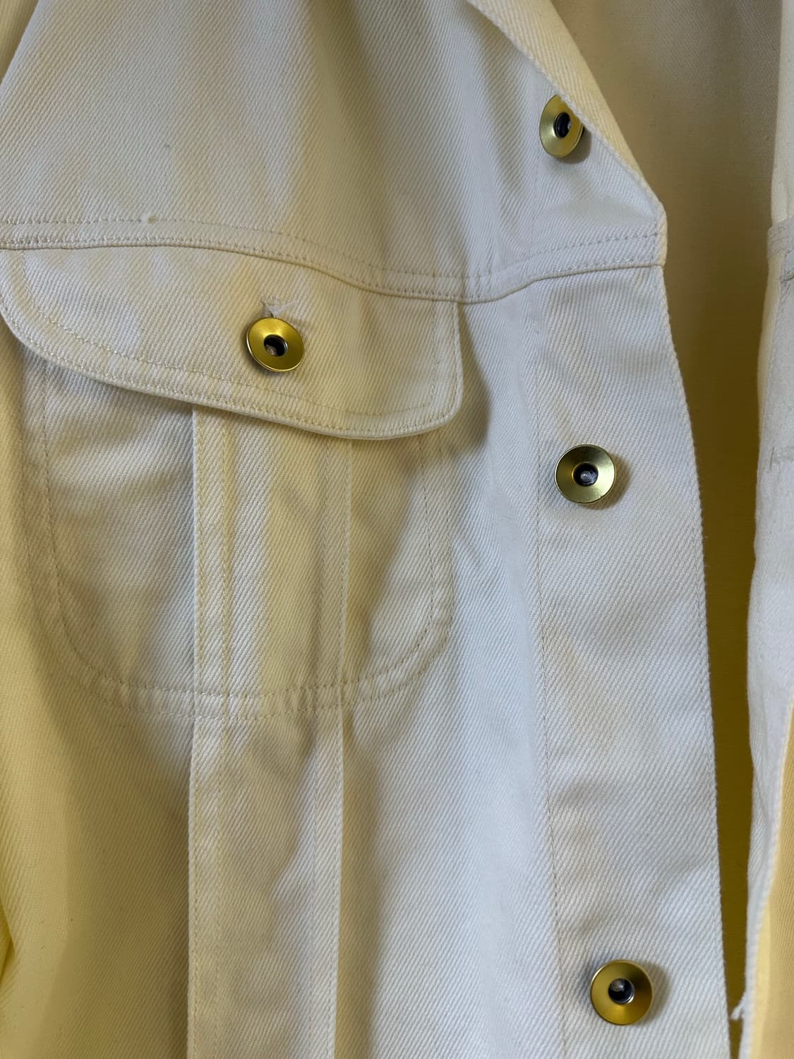 (바독)(44)111ST 크리스탈 크림 라이트 트윌 웨스턴 자켓 상품이미지5