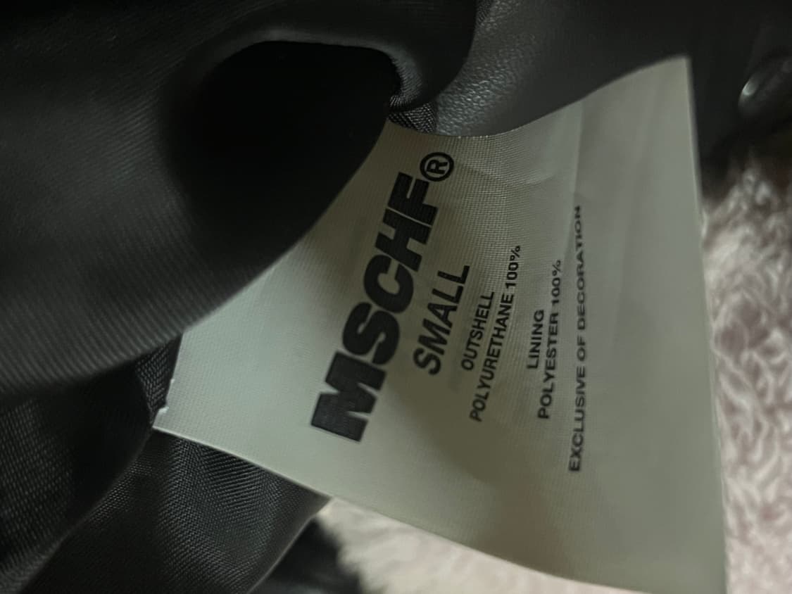 미스치프 레더 자켓 상품이미지3