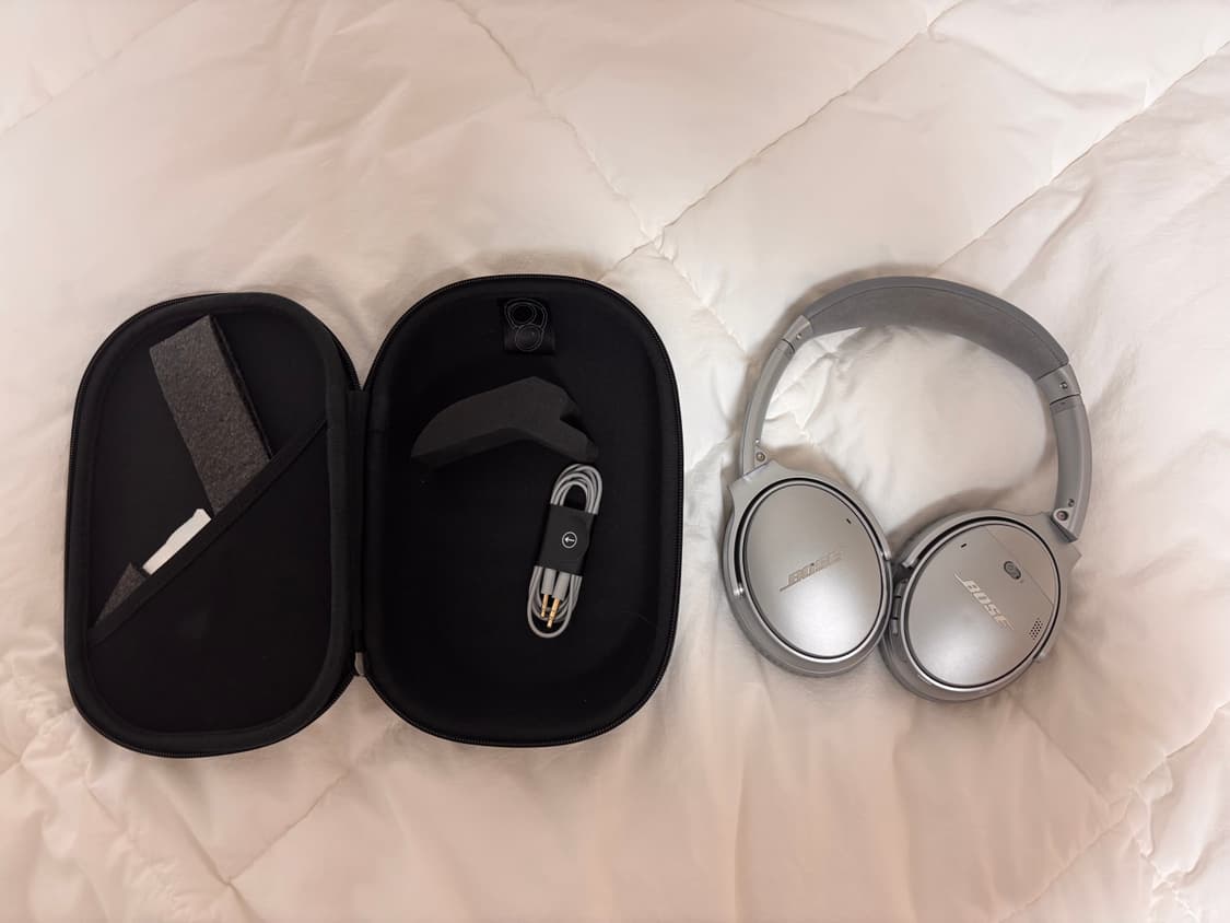 보스 qc35 II 실버 헤드폰 판매 상품이미지2