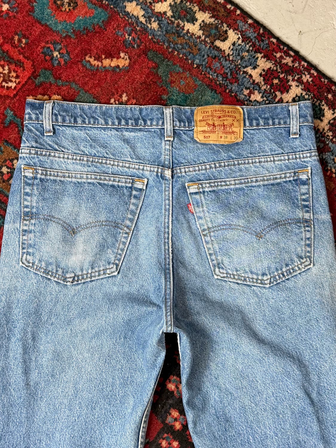 90's USA Made 빈티지 리바이스 517 오렌지탭 부츠컷 상품이미지6