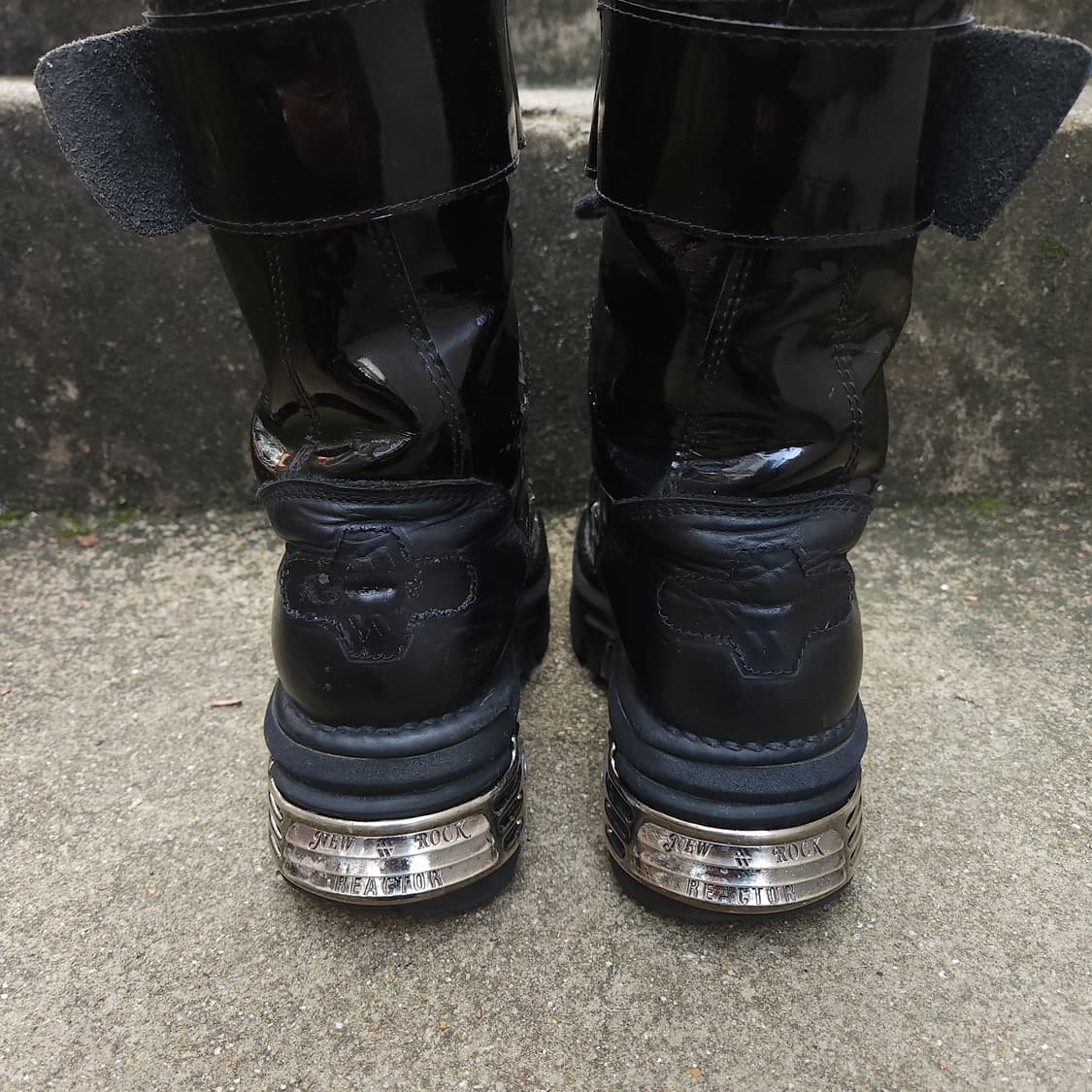 [41] NEW ROCK M-312-C15 레더 부츠 상품이미지7