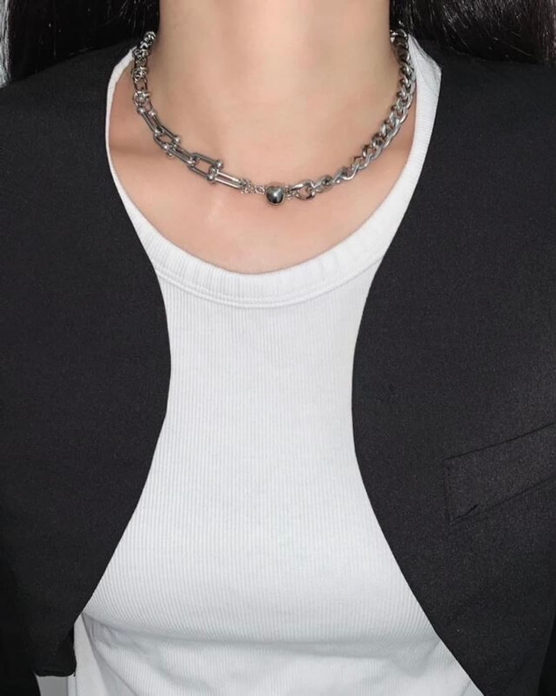 BALL PIERCING CHAIN NECKLACE 상품이미지6