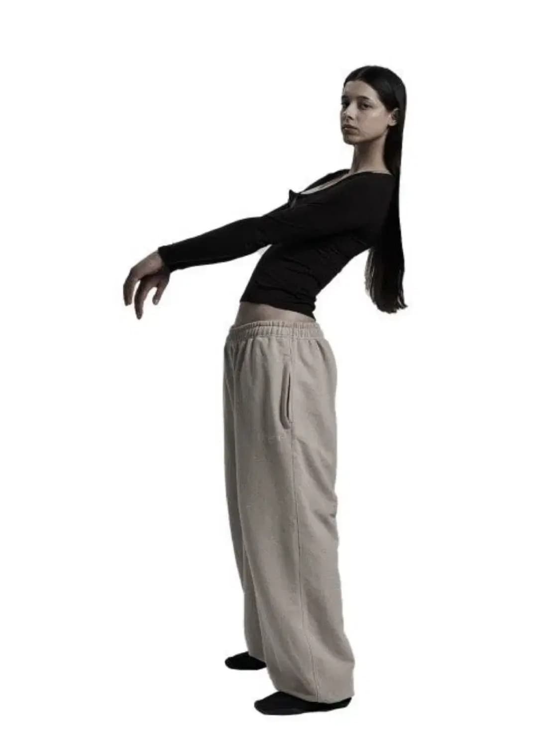 오도어 몰리 조거 베이지 2사이즈 상품이미지1