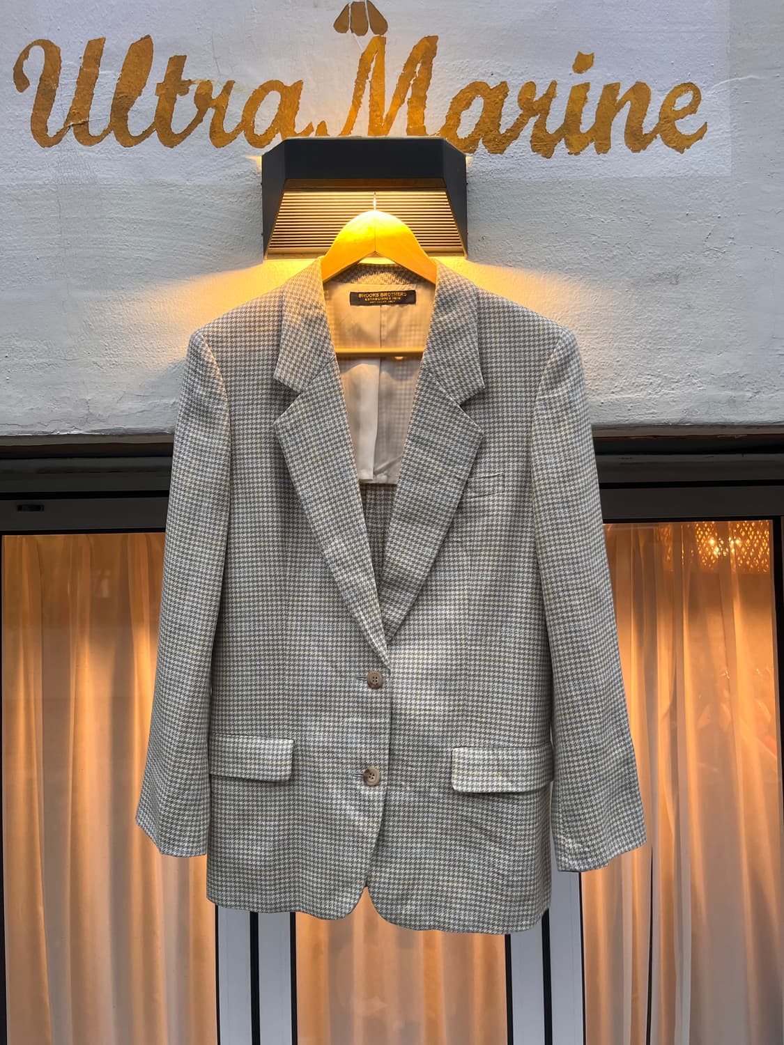 브룩스 브라더스 린넨 하운드투스 블레이저 (일본제) 상품이미지1