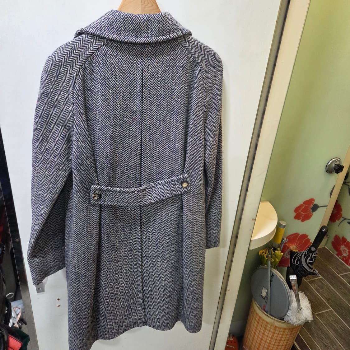 셀린느 헤링본 코트 상품이미지2